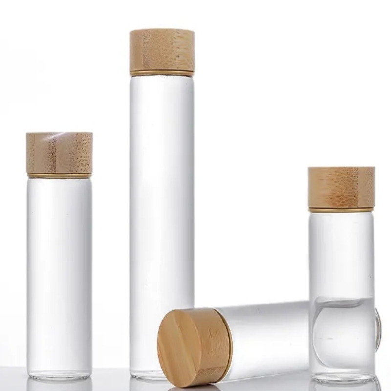 30ml 50ml 100ml 투명 식품 등급 맞춤형 원형 평평한 바닥 유리 시험관